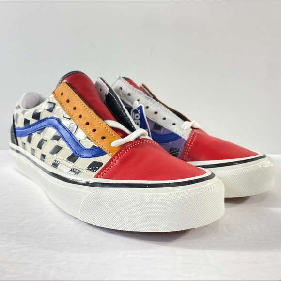Vans Other - Vans Old Skool 36 DX Anaheim Factory Leather Checkerboard Sneakers